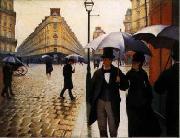 Gustave Caillebotte Paris Street, Rainy Weather Sweden oil painting reproduction